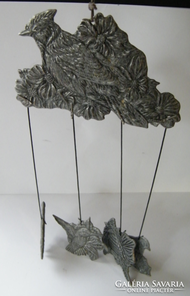 Vintage bird metal carson (1990) wind chime