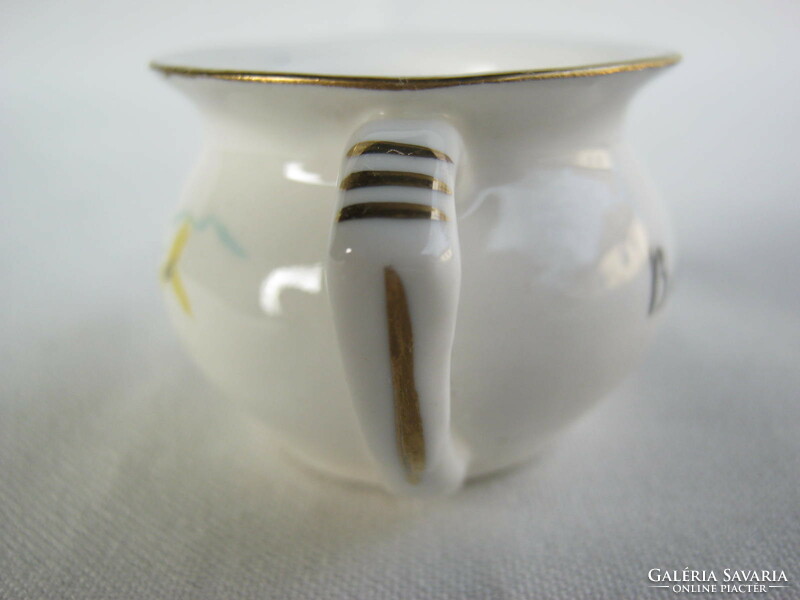 Balaton Remembrance Aquincum porcelain fish mini mug