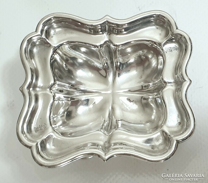 Antique silver neo-baroque spice holder