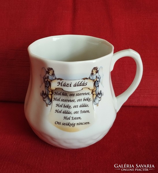 Witeg stone powder homemade blessing belly mug