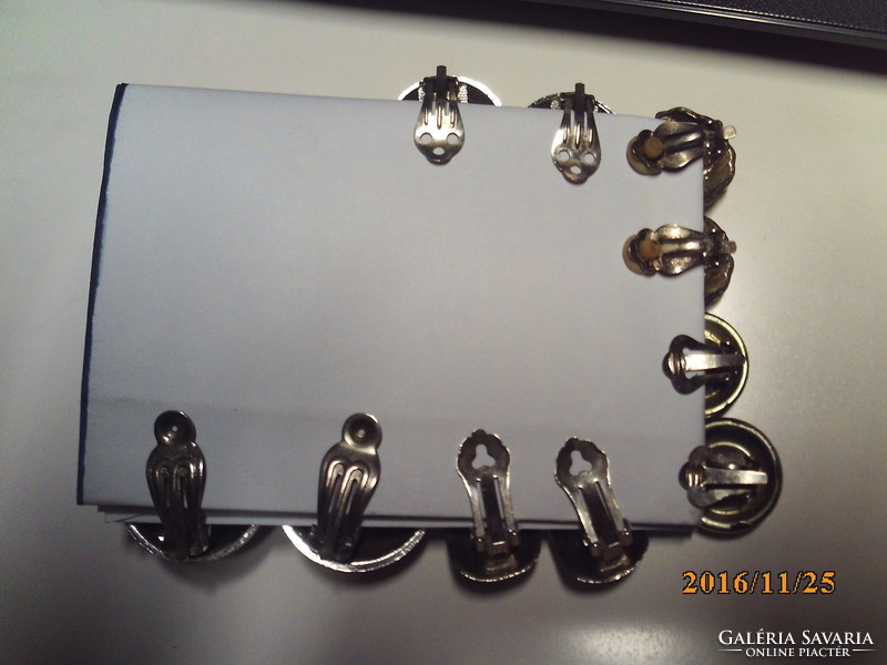 Clip, silver package 5 pairs