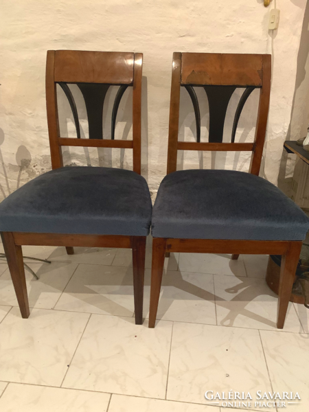 2 old Biedermeier chairs