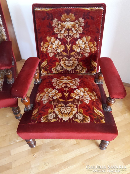 Tin German armchair 4 refurbished