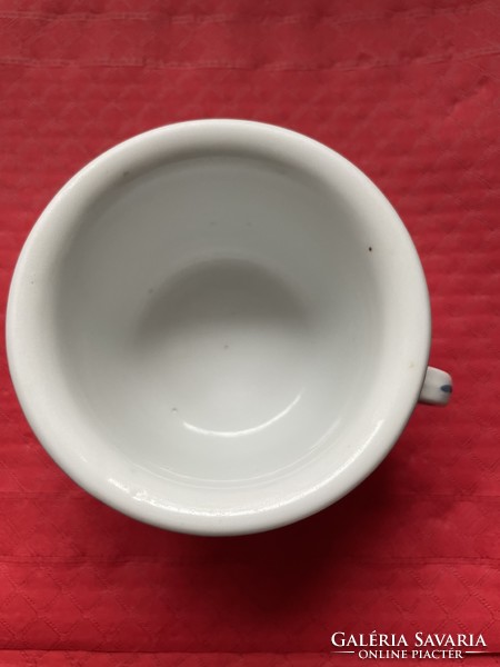 Old, thick-walled stoneware cup, coma mug