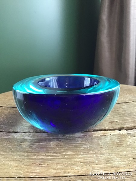 Old Murano glass decorative bowl