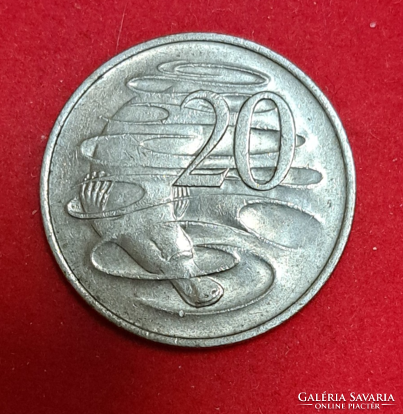 1981.   Ausztrália 20 cent (860)