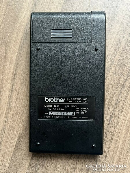 Brother 428E Japán számológép 1980