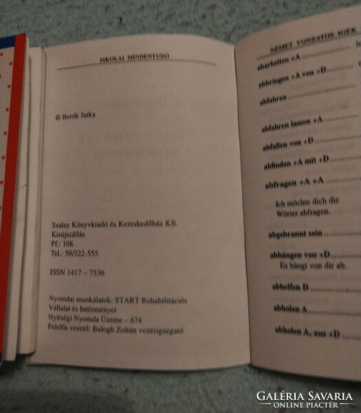 Reference books in English and German