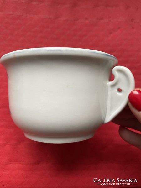 Old, thick-walled stoneware cup, coma mug
