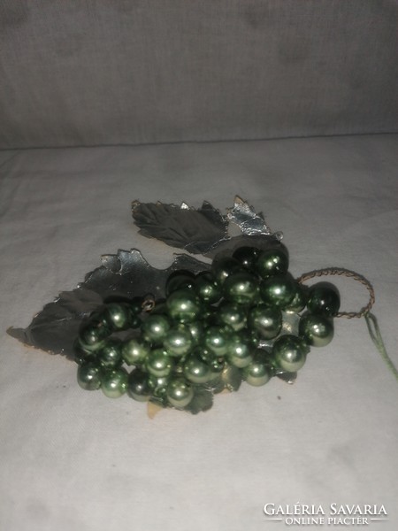 Old tapestry Christmas tree decoration grape