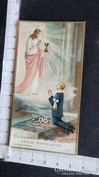 Art Nouveau holy image lithograph holy image