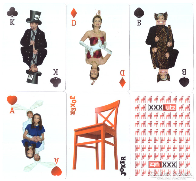 40. Francia kártya XXXLutz Jubiläums Poker Set 52 lap + 4 joker Új, saját dobozában