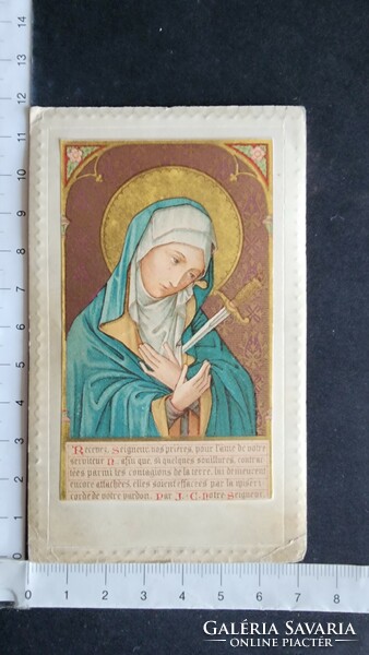 Art Nouveau holy image lithograph holy image