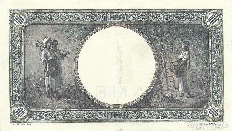 1000 Lei 1943 Romania is beautiful