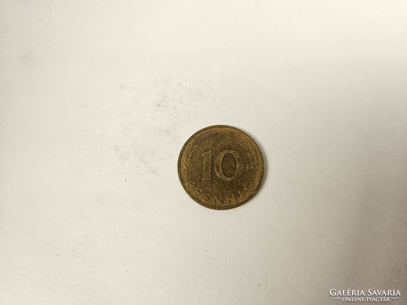 1984 to 10 pfennig d