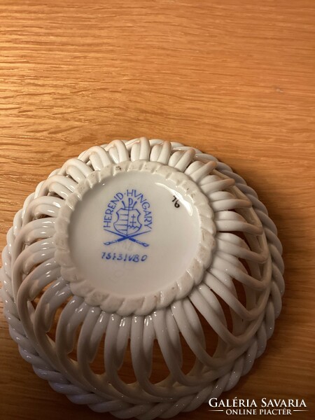 Herend porcelain Victoria basket 9.5 cm.