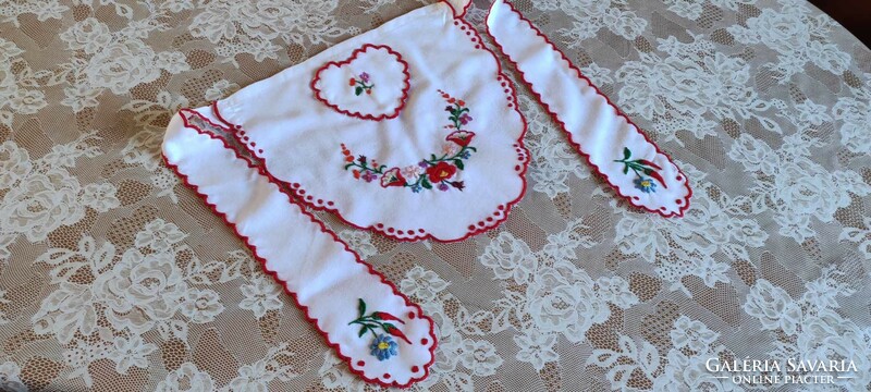 Kalocsai, hand-embroidered, apron