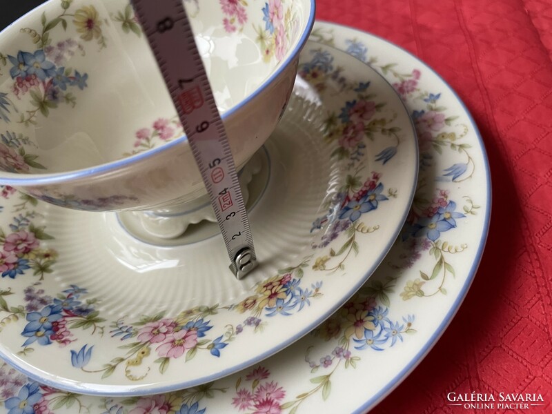 Csodás vintage Thomas Ivory Bavaria reggeliző teás csésze szett, trió