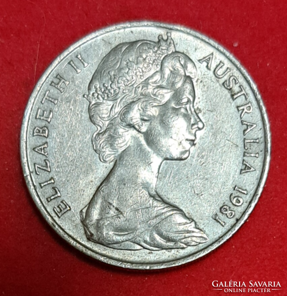 1981. Australia 20 cents (860)