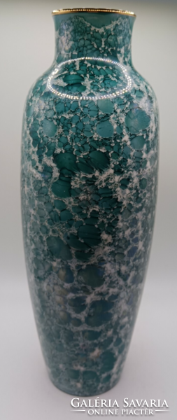 Hollóházi lüsztermázas váza