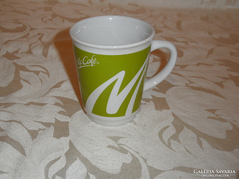 Mc Café zöld porcelán csésze, bögre