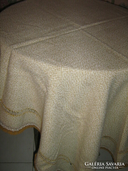 Beautiful hand-woven tablecloth
