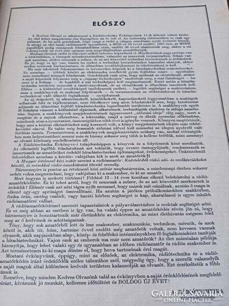 1978 Èvkönyv  Ràdio technika  születésnapra gyüjetemènybe/könyv/újság/Kèpregèny/.