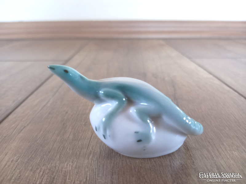 Rare Zsolnay porcelain lizard