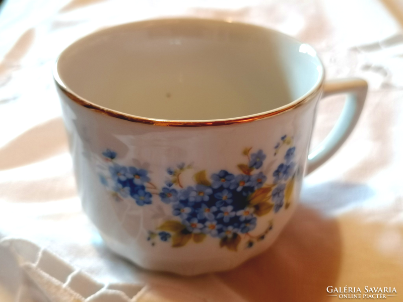 Retro forget-me-not tea and cocoa mug 23.