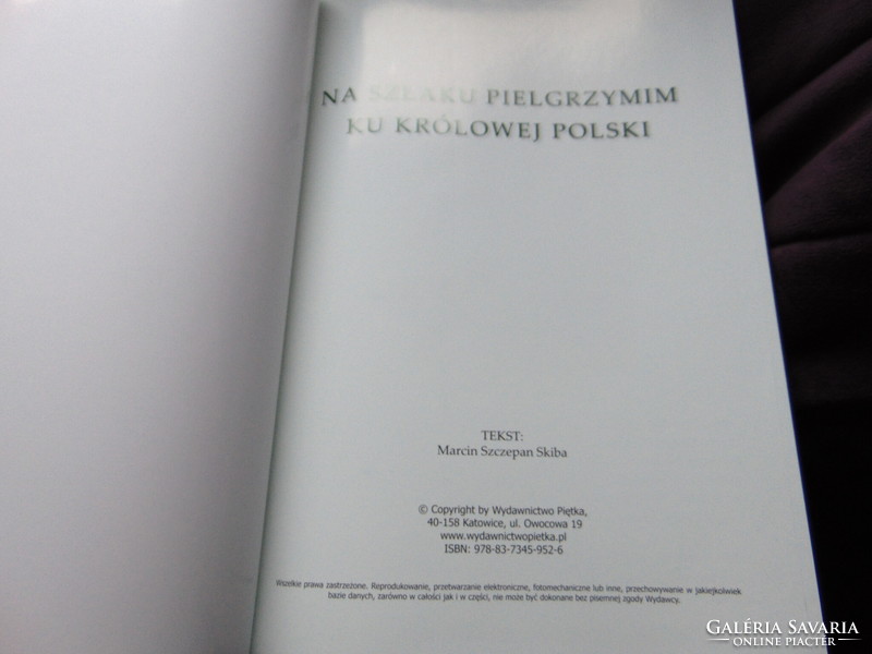 A lengyel királynőhöz vezető zarándokúton c. vallási képeskönyv