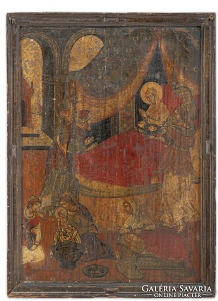 Russian icon painter around 1700: the birth of Mary