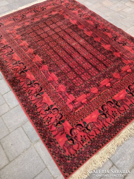 Afgán beshir gépi szőnyeg. Alkudható.