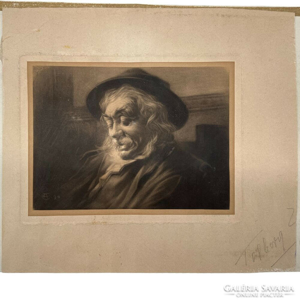 Axel tolberg: portrait of a man in a hat f00441