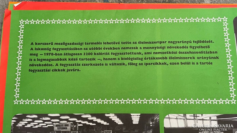 Retro, loft, industrial design nagyméretű Szocialista propaganda plakát