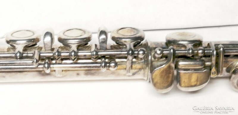 Buffet crampon paris 228 cooper scale. Antique silver plated flute. A unique rarity