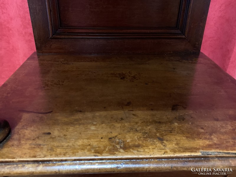 Old dressing table / small cabinet with granite top