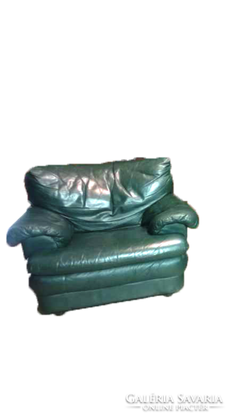Natuzzi bőr kanapé 2 fotellel