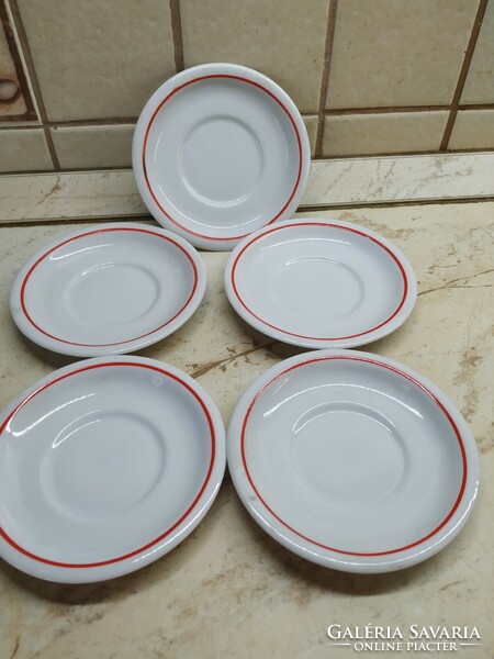 Zsolnay porcelain small dish, coffee set saucer for sale! 6 pieces for sale!