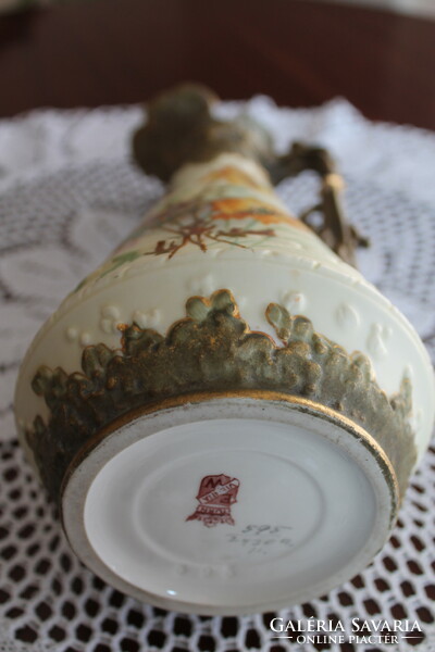 Antik Ernst Wahliss Bécsi szecessziós váza - Turn Vienna Austria