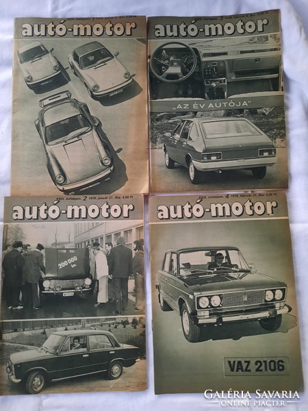 Car and motorcycle newspapers 1970-1976