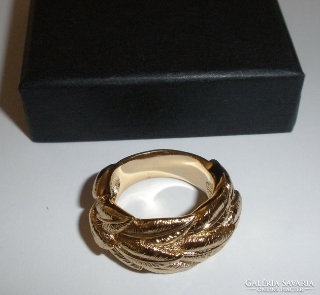 Romantic Cleopatra ring in matte gold