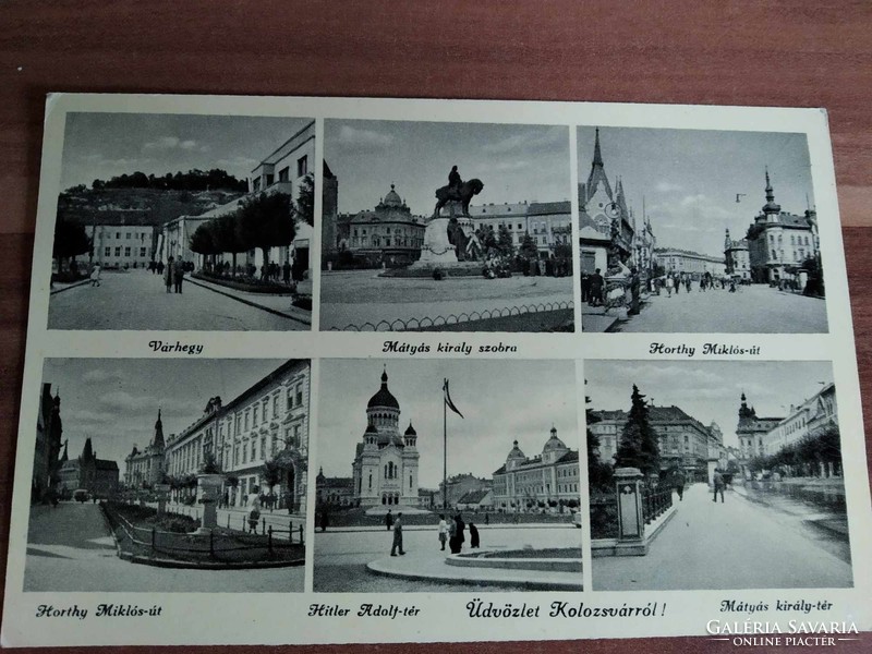 Régi képeslap, Kolozsvár, "Margit" fényképészet, 1941-ből
