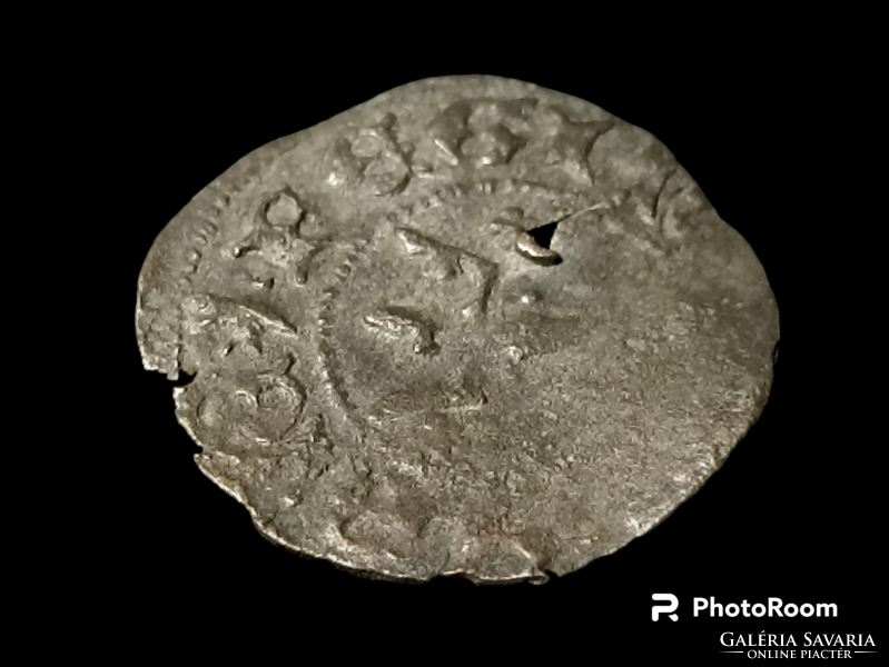 Mary of Anjou silver denarius