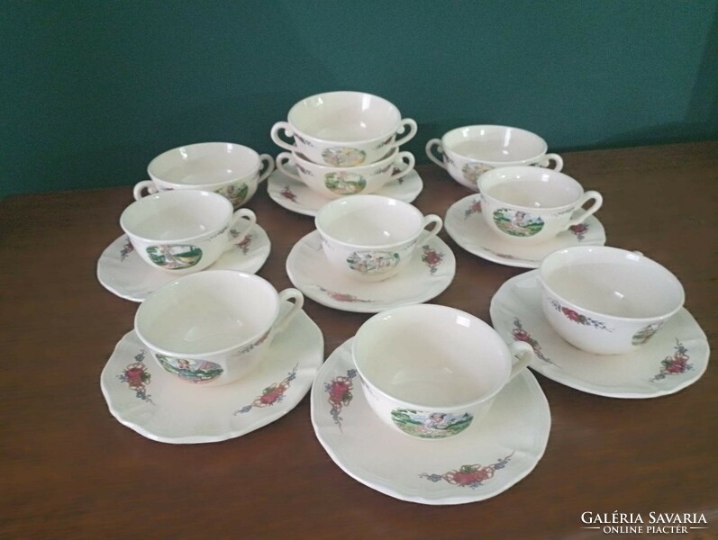 Obernai Sarreguemines tea set