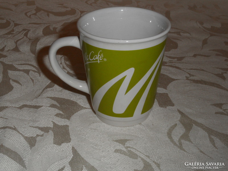 Mc Café zöld porcelán csésze, bögre