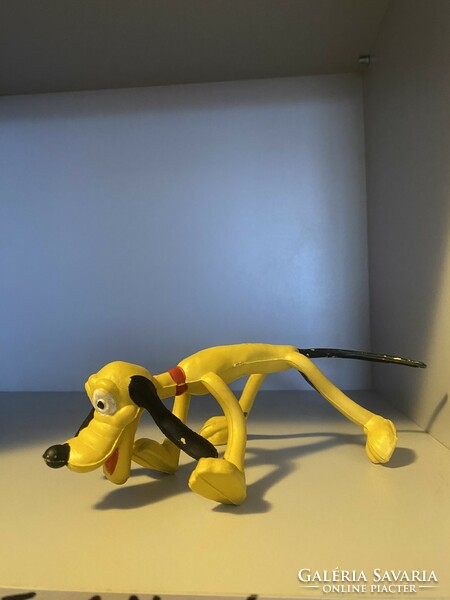 Retro pluto dog hard rubber figure