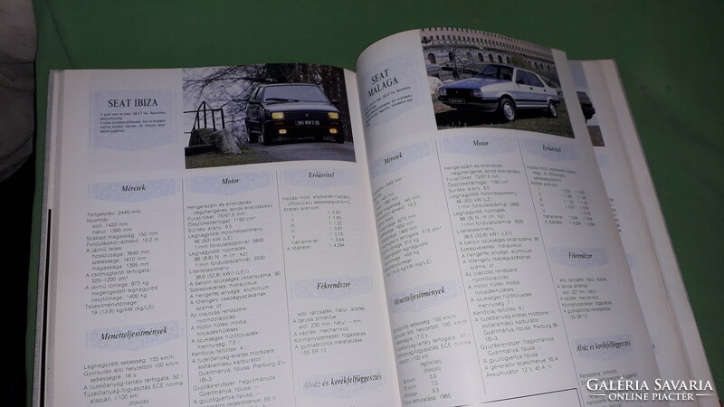 1992.Dr. Károly Lovász - car types '93 picture album book, technical according to the pictures