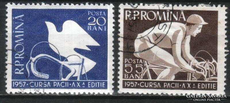 Románia 1472 Mi 1643-1644    0,80 Euró