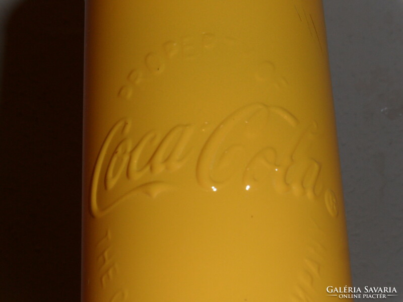 Coca cola üveg pohár ( 3 dl.-es, Sárga )