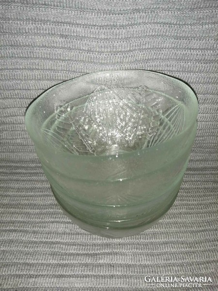 Large glass salad bowls bowls 5 pcs (a1)